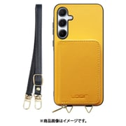 Galaxy A55 用 小銭入れ付きスマホケース/PUレザー/ストラップ付き [パンプキン] WORK24MPGX-PMP-GA555G