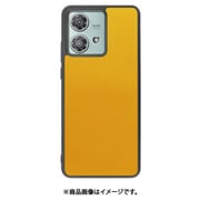 WORK24MT-PMP-MEG40N [edge 40 neo 用 レザースマホケース/ストラップホール付き [パンプキン]]