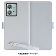 WORK29MT-BU-MEG40N [edge 40 neo 用 本革スマホケース/スタンド機能＆ストラップホール付き [シャーベットブルー]]