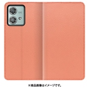 WORK47MT-FM-MEG40N [edge 40 neo 用 本革スマホケース/スタンド機能＆カードポケット付き [フラミンゴ]]