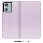 WORK47MT-PL-MEG40N [edge 40 neo 用 本革スマホケース/スタンド機能＆カードポケット付き [ラベンダー]]