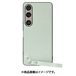 WORK33XP-GN-SXP1V6 [Xperia 1 VI 用 本革スマホケース/ストラップ＆ストラップホール付き [アイスグリーン]]