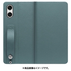 WORK23XP-DG-SXP10V6 [Xperia 10 VI 用 ベルト付きの本革スマホケース/スタンド機能＆カードポケット付き [ダルグリーン]]