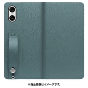 WORK23XP-DG-SXP10V6 [Xperia 10 VI 用 ベルト付きの本革スマホケース/スタンド機能＆カードポケット付き [ダルグリーン]]