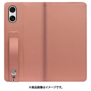 WORK23XP-FM-SXP10V6 [Xperia 10 VI 用 ベルト付きの本革スマホケース/スタンド機能＆カードポケット付き [フラミンゴ]]