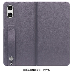 WORK23XP-GB-SXP10V6 [Xperia 10 VI 用 ベルト付きの本革スマホケース/スタンド機能＆カードポケット付き [グレージュ]]