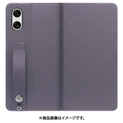 WORK23XP-GB-SXP10V6 [Xperia 10 VI 用 ベルト付きの本革スマホケース/スタンド機能＆カードポケット付き [グレージュ]]