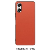 WORK24XP-OG-SXP10V6 [Xperia 10 VI 用 PUレザースマホケース/ストラップホール付き [オレンジ]]