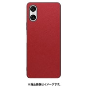 WORK24XP-RD-SXP10V6 [Xperia 10 VI 用 PUレザースマホケース/ストラップホール付き [レッド]]
