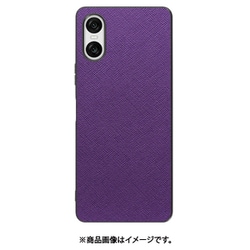 WORK24XP-VL-SXP10V6 [Xperia 10 VI 用 レザースマホケース/ストラップホール付き [バイオレット]]