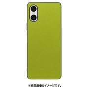 WORK24XP-LG-SXP10V6 [Xperia 10 VI 用 レザースマホケース/ストラップホール付き [ライムグリーン]]