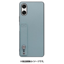 WORK26XP-BU-SXP10V6 [Xperia 10 VI 用 本革スマホケース/ホールドベルト付き [スカイブルー]]