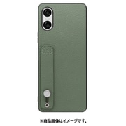 WORK26XP-DG-SXP10V6 [Xperia 10 VI 用 本革スマホケース/ホールドベルト付き [ダルグリーン]]