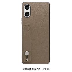 WORK26XP-GB-SXP10V6 [Xperia 10 VI 用 本革スマホケース/ホールドベルト付き [グレージュ]]