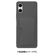 WORK28XP-GY-SXP10V6 [Xperia 10 VI 用 PUレザースマホケース/カードポケット&ストラップホール付き [グレー]]