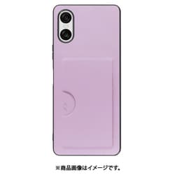 WORK28XP-LLC-SXP10V6 [Xperia 10 VI 用 PUレザースマホケース/カードポケット&ストラップホール付き [ライラック]]
