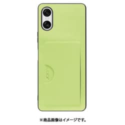 WORK28XP-GN-SXP10V6 [Xperia 10 VI 用 PUレザースマホケース/カードポケット&ストラップホール付き [ミストグリーン]]