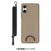WORK37XP-BN-SXP10V6 [Xperia 10 VI 用 首掛けスマホケース/ネックストラップ付き [ラテブラウン]]