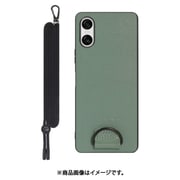 WORK37XP-GN-SXP10V6 [Xperia 10 VI 用 首掛けスマホケース/ネックストラップ付き [ホーリーグリーン]]