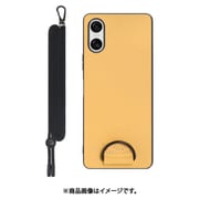 WORK37XP-YL-SXP10V6 [Xperia 10 VI 用 首掛けスマホケース/ネックストラップ付き [イエローベージュ]]