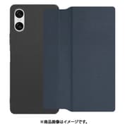 WORK38XP-NY-SXP10V6 [Xperia 10 VI 用 PUレザースマホケース/ストラップホール＆カードポケット付き [ダークネイビー]]