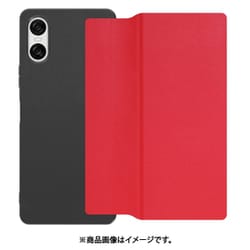 WORK38XP-RD-SXP10V6 [Xperia 10 VI 用 PUレザースマホケース/ストラップホール＆カードポケット付き [スカーレット]]