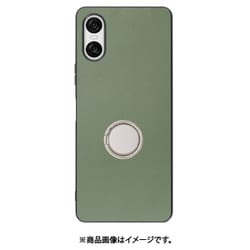 WORK48XP-GN-SXP10V6 [Xperia 10 VI 用 本革スマホケース/スタンド機能＆ストラップホール付き [ホーリーグリーン]]