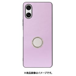 WORK48XP-PL-SXP10V6 [Xperia 10 VI 用 本革スマホケース/スタンド機能＆ストラップホール付き [ラベンダーパープル]]