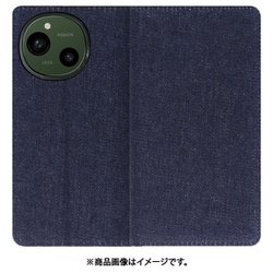 WORK17AO01-BU-AR9 [AQUOS R9 用 デニム 手帳型ケース]