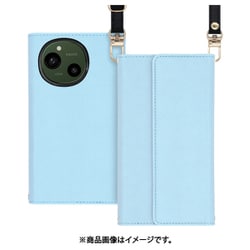 WORK22AO01-BU-AR9 [AQUOS R9 用 ストラ 手帳型ケース]
