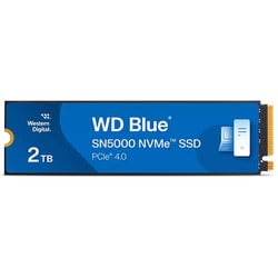 WD Blue SN5000 SSD M.2 PCIe Gen 4x4 with NVM Express M.2 2280 2TB WDS200T4B0E