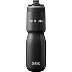 自転車ボトル PODIUM STAINLESS（ポディウム ステンレス） 650ml ブラック 真空断熱 保冷 ボトルケージ対応 65688