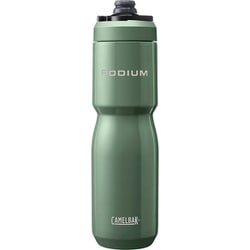 自転車ボトル PODIUM STAINLESS（ポディウム ステンレス） 650ml モス 真空断熱 保冷 ボトルケージ対応 65691