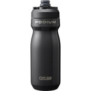 自転車ボトル PODIUM STAINLESS（ポディウム ステンレス） 530ml ブラック 真空断熱 保冷 ボトルケージ対応 65694