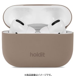 AirPods Pro（Pro 2/第1世代）用 ケース 超薄型シリコーンカバー Mocha Brown 15647