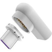 マグネット変換アダプタ USB-C端子 L字タイプ ホワイト CIO-MGCT-CC-WH