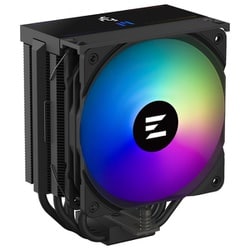 LGA1700・Socket AM5・AM4対応 ARGBトップカバー・120mmARGBファン・CPU温度表示ディスプレイ搭載 シングルタワー型 空冷CPUクーラー ブラック CNPS13X DS BLACK