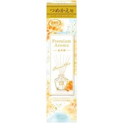 お部屋の消臭力 プレミアムアロマ スティック つめかえ 金木犀（キンモクセイ） 65ml [消臭剤 芳香剤 ルームフレグランス リードディフューザー 部屋用 玄関用 リビング用]