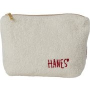 Hanes(ヘインズ) パイルポーチ アイボリー