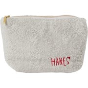 Hanes(ヘインズ) パイルポーチ グレー