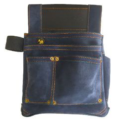 SZN-833NV [ヌバック 三型 釘袋 インディゴ （INDIGO） 藍色]