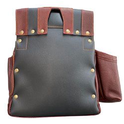SZ-836R [RED 六型 本革 釘袋 墨つぼホルダー付 ワインレッド]