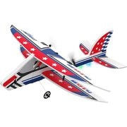 JP-SQN-022 [DEERC ラジコン 飛行機 固定翼 RCキット 軽量 初心者 こども向け 室内用 （100g未満） レッド]