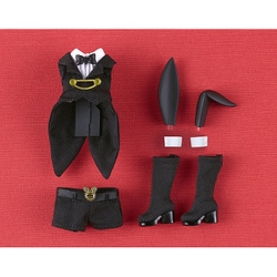 ねんどろいどどーる バニースーツ ブラック ねんどろいどどーる おようふくセット バニースーツ (Black