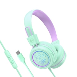KidJamz キッズ向け USB Type-Cヘッドフォン ミント HP-KJ55U-MT