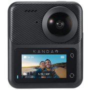 QooCam 3 5.7K撮影 プレビュースクリーン搭載 手ブレ補正対応 360度アクションカメラ QCM0301