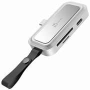 USB-C to microSD/SD/PD充電カードリーダー for iPhone or any USB-C phones JCHSD34W