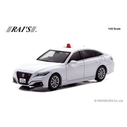 H7432207 1/43 トヨタ クラウン ARS220 2022 警視庁高速道路交通警察隊車両 覆面 白 [ダイキャストミニカー]