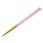 箸 食洗機対応 ドレス ピンク 23cm 木製 すべり止め加工 日本製 13072