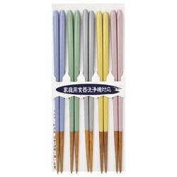 来客 箸 5膳 食洗機対応 竹製 キャンバス 23cm 日本製 67221